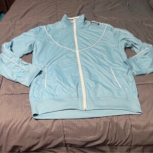 FAIR DAMAGE TEAR discolor ecko unltd Lightweight Light blue jackets Size xl